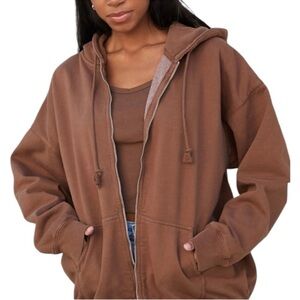 Pacsun John Galt Brown Oversized Jacket🪐